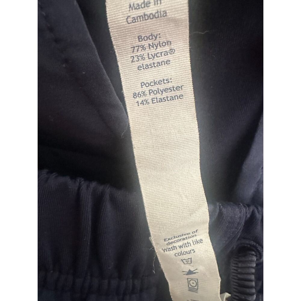 Lululemon Trouser Pants Navy Blue Drawstring Elastic Waist Back Pockets Size 6 - Picture 5 of 9